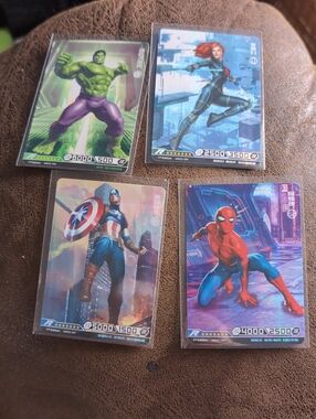 🍁4 Cards-Marvel Kayou Hero Battle MW05